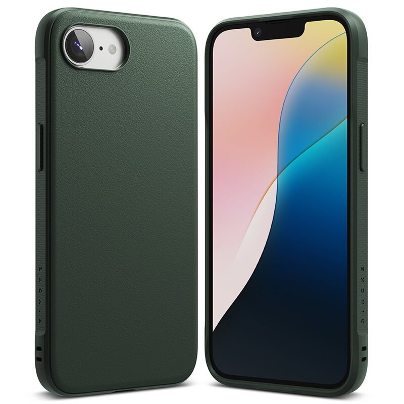 Ringke Onyx Case iPhone 16e Dark Green - Mobilskal i snygg design