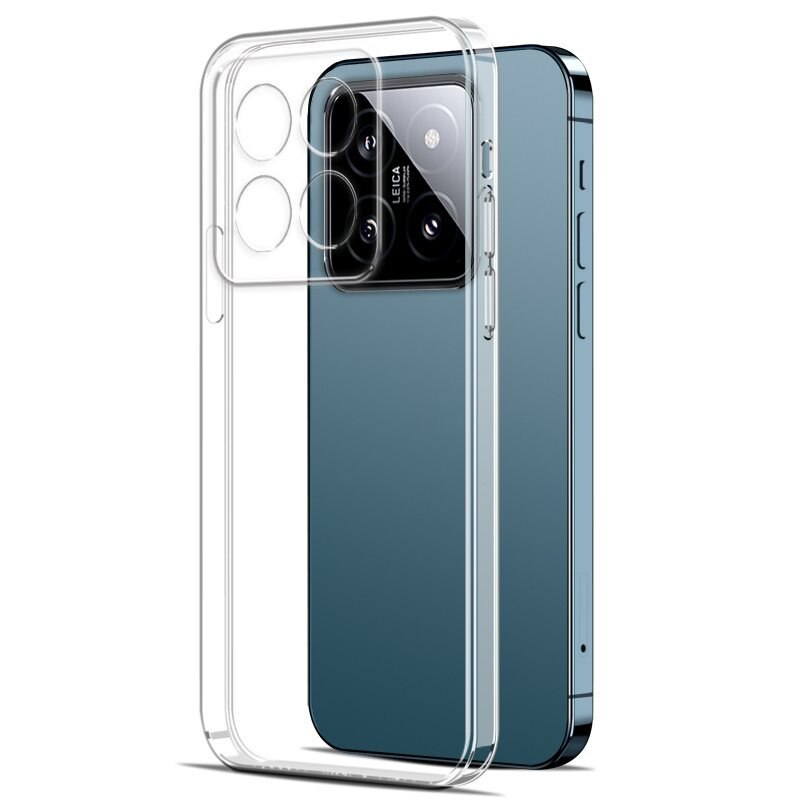tectTech TPU Case Xiaomi 14 Pro Genomskinlig - Prisvärt mobilskal av hög kvalitet