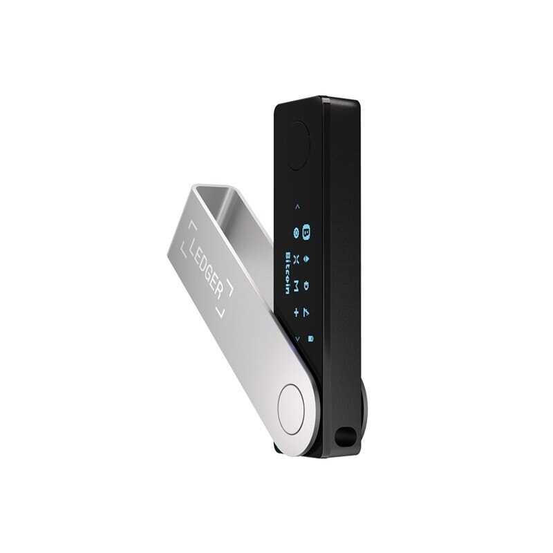 Ledger Nano X Crypto Hardware Wallet svart