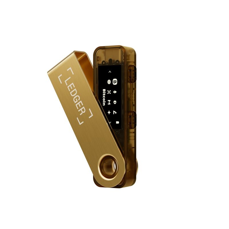 Ledger Nano S Plus Crypto Hardware Wallet Guld