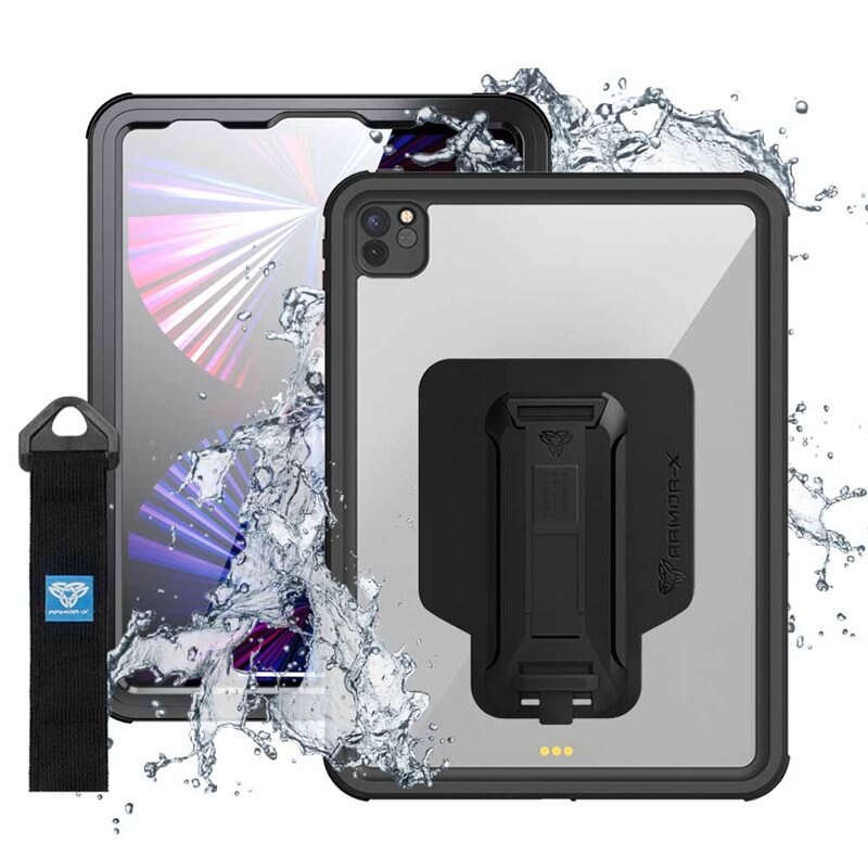 Armor-X MX Waterproof Case iPad Pro 11 3rd Gen (2021) Clear/Black - Vattentätt mobilskal i robust design