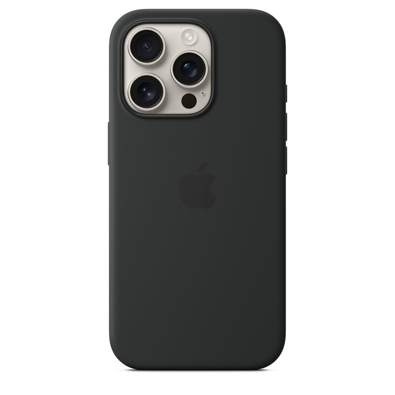 Apple MagSafe Silikonskal iPhone 16 Pro svart