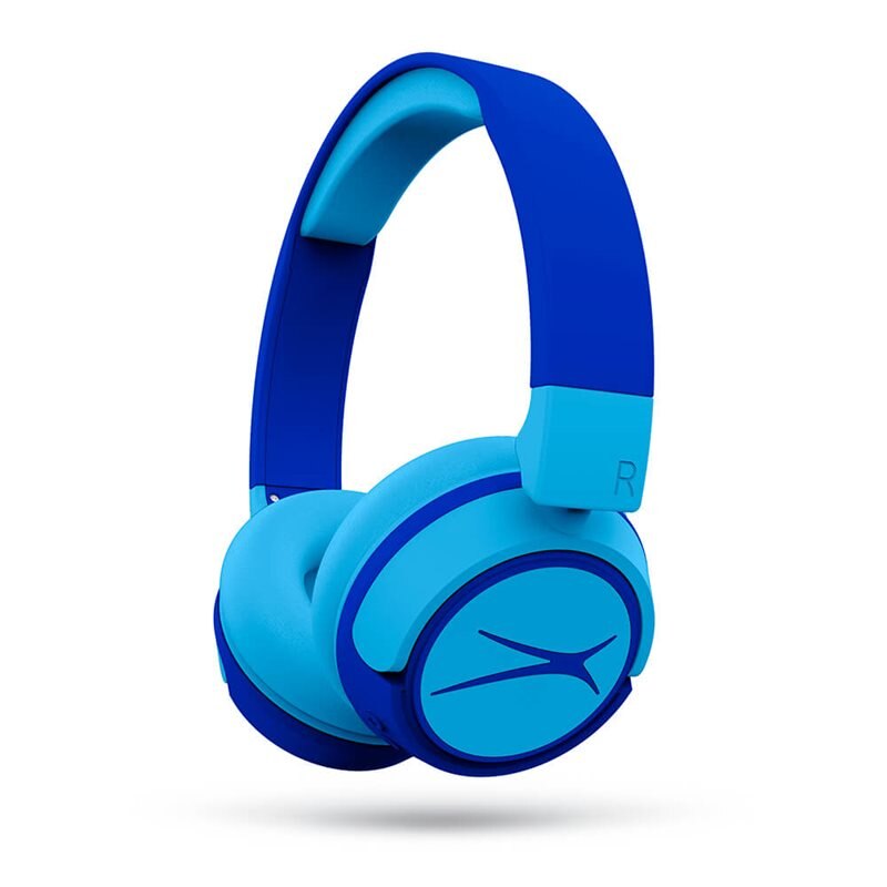 Altec Lansing Trådlösa On-Ear Barnhörlurar 2in1 blå