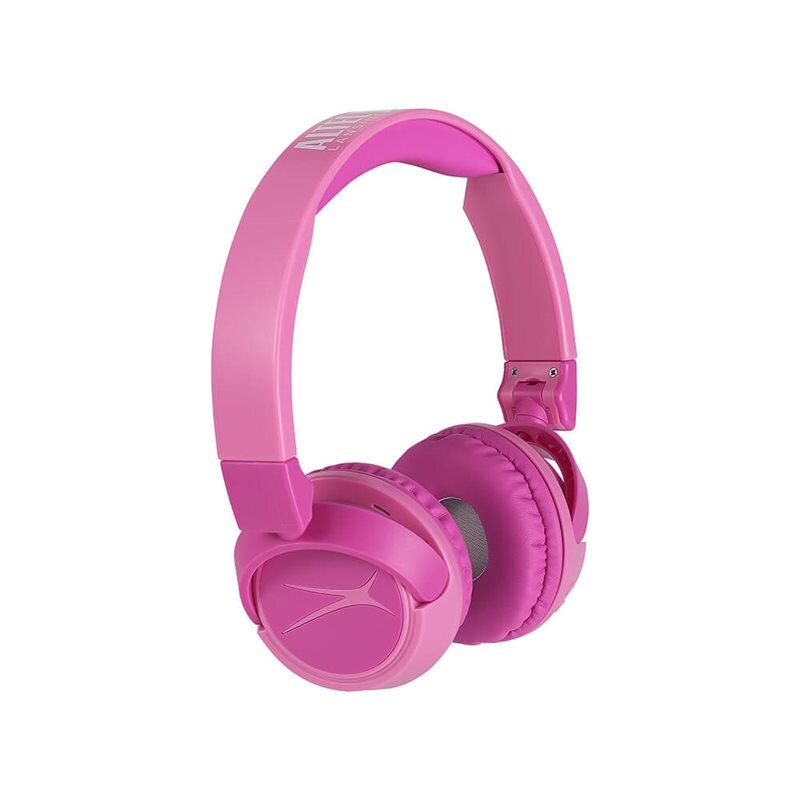 Altec Lansing Trådlösa On-Ear Barnhörlurar 2in1 rosa