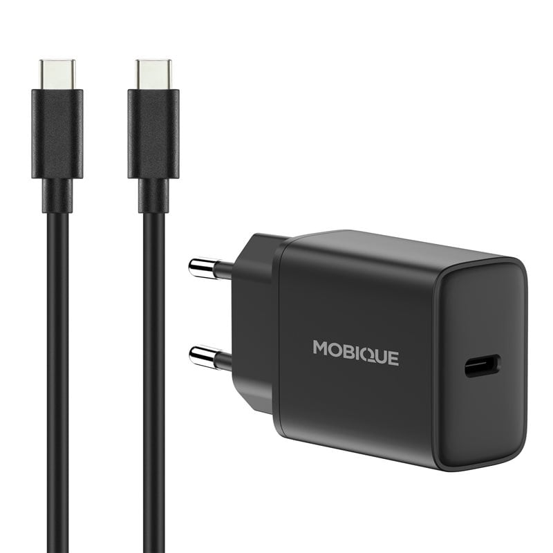 Komplett laddare Samsung Galaxy S24 - 2m kabel & väggladdare USB-C Svart