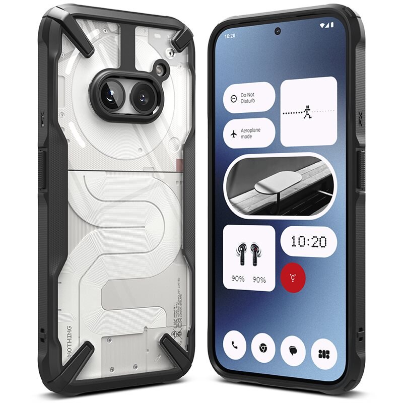 Ringke Fusion X Case Nothing Phone 2a Svart - Mobilskal i tuff design