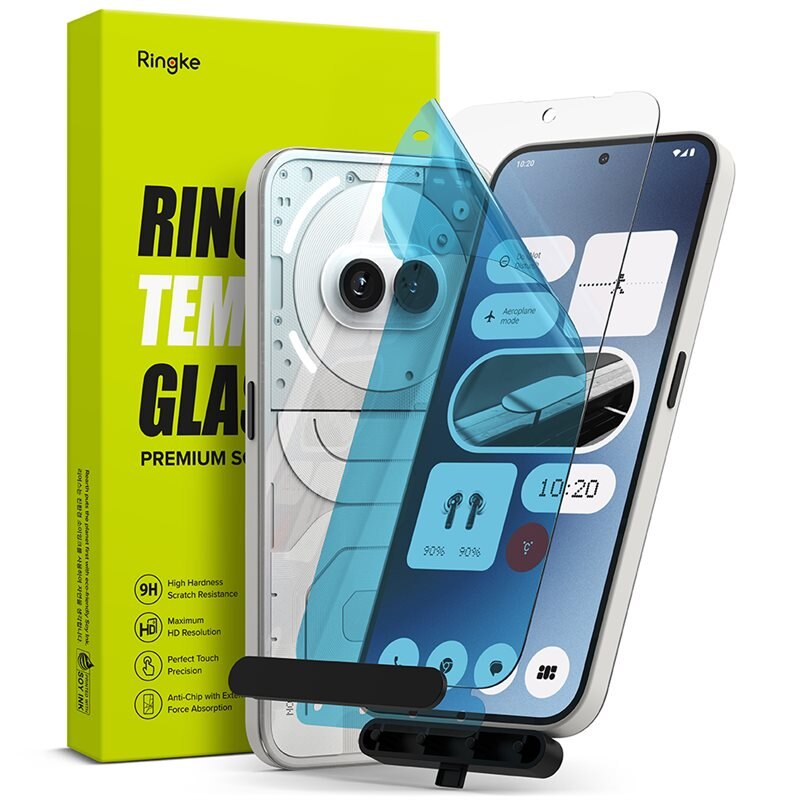 Ringke Screen Protector Glass Nothing Phone 2a (2-pack) - Skärmskydd i härdat glas - Enkel installation