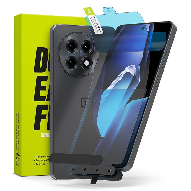 Ringke Dual Easy Screen Protector (2-pack) OnePlus 13R - Skärmskydd med monteringsverktyg för perfekt passform