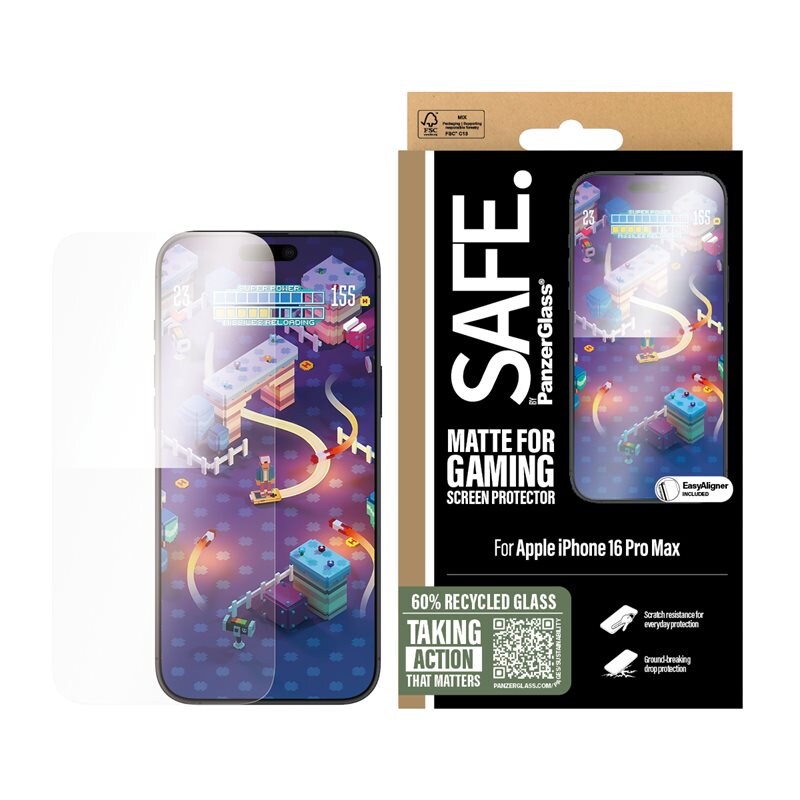 SAFE. by PanzerGlass iPhone 16 Pro Max Gaming Skärmskydd Ultra Wide Fit (with EasyAligner)