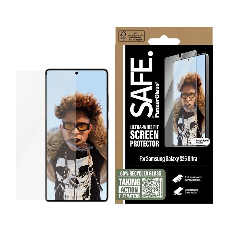 SAFE. by PanzerGlass Samsung Galaxy A36 Skärmskydd Ultra Wide Fit (with EasyAligner)