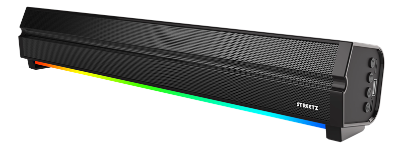 Streetz Bluetooth Högtalare med RGB belysning svart