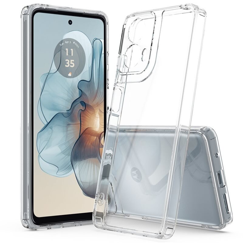 tectTech Hybridskal Motorola Moto G85 transparent - Stöttåligt mobilskal