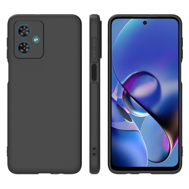 TPU Skal Motorola Moto G54 Svart - Mobilskal av hög kvalitet