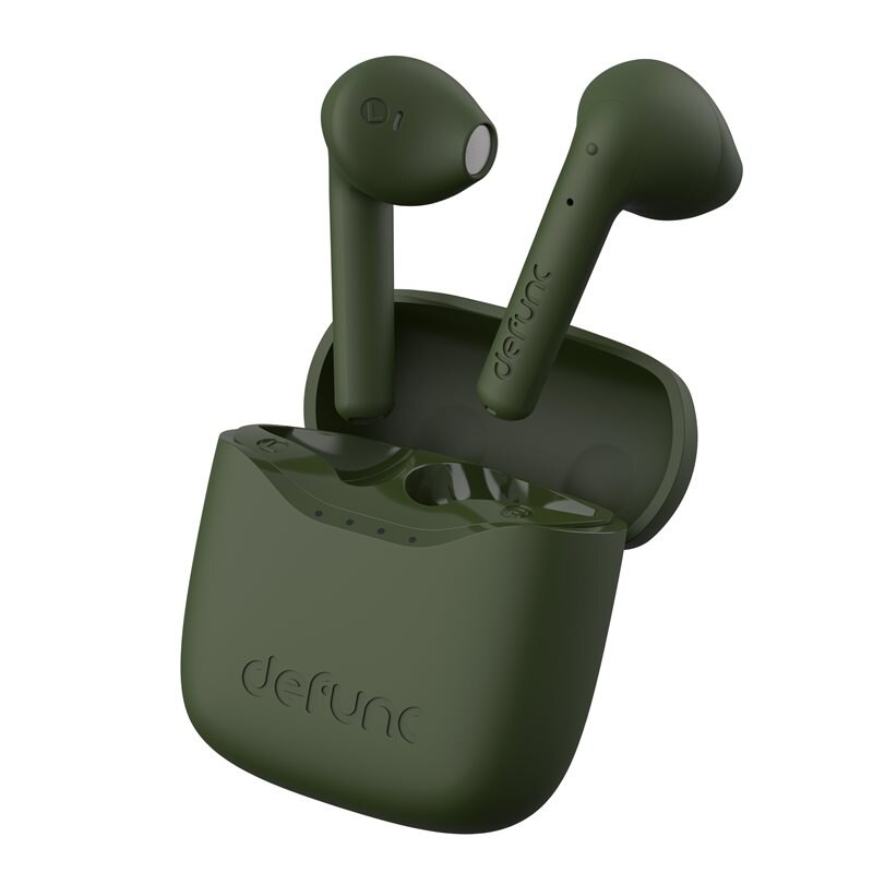 DeFunc TRUE Lite Green - Trådlösa hörlurar - Mycket prisvärda