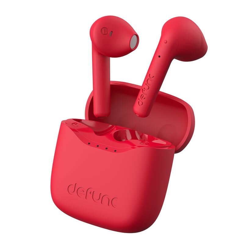 DeFunc TRUE Lite Red - Trådlösa hörlurar - Mycket prisvärda