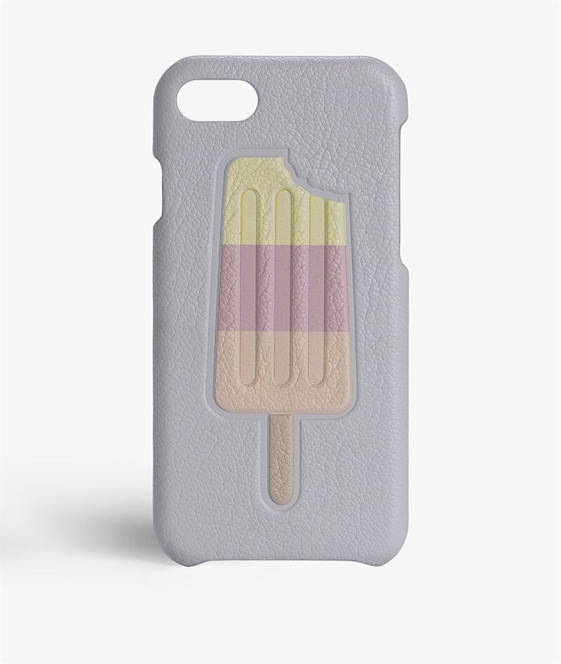 The Case Factory Skal iPhone 7 Popsicle Nappa Grey