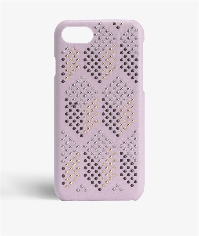 The Case Factory Skal iPhone 7 Mixed Mini Studs Nappa Baby Pink