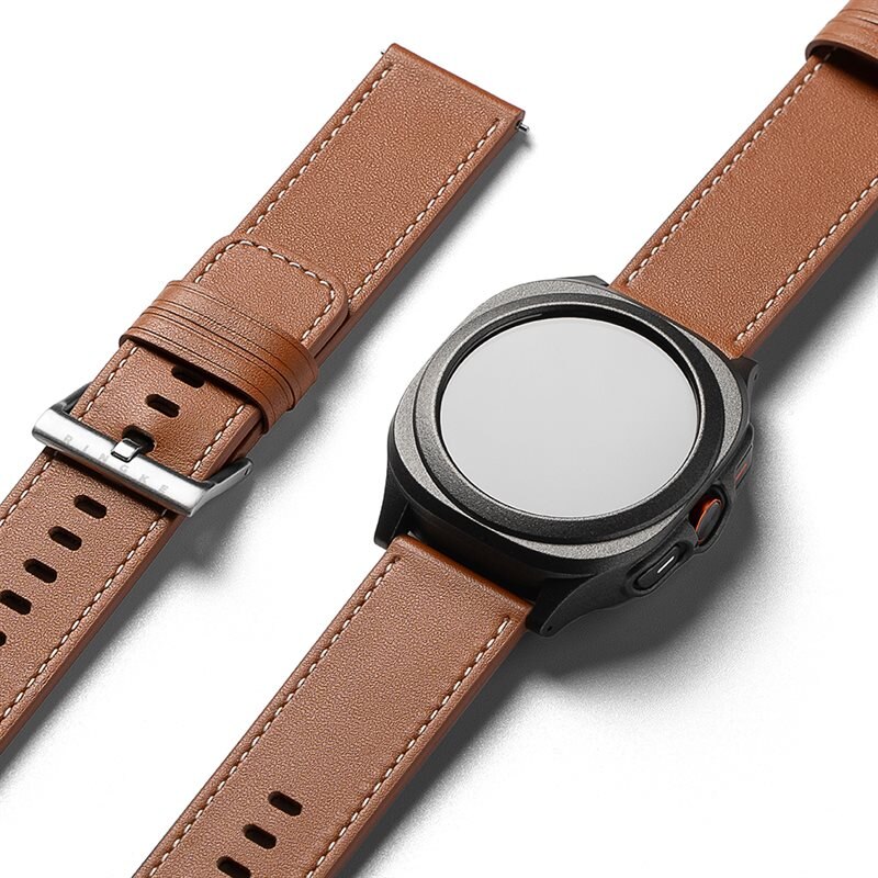 Ringke Leather One Basic Bold Band 24mm Lug Width Brown