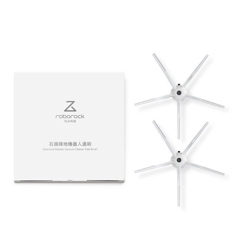 Roborock Sidoborstar 2-pack Roborock S6 Pure vit