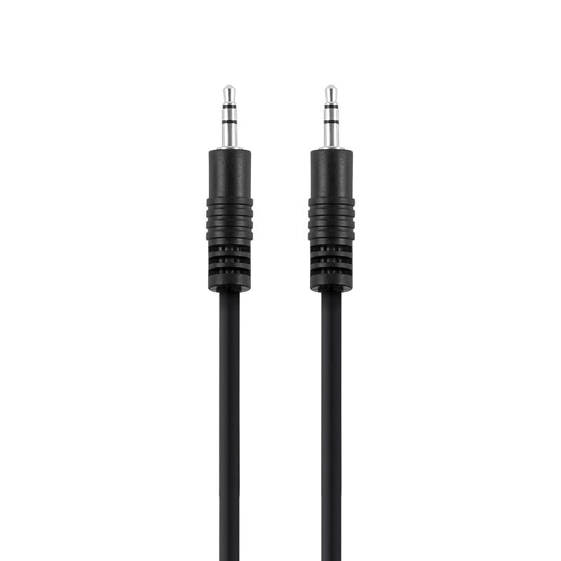 Champion 3,5mm Audiokabel 0,5m svart - 3,5mm ljudkabel