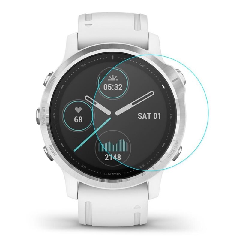 Hat Prince 0.2mm Härdat Glas Garmin Fenix 6S - Skärmskydd som skyddar mot repor och slitage
