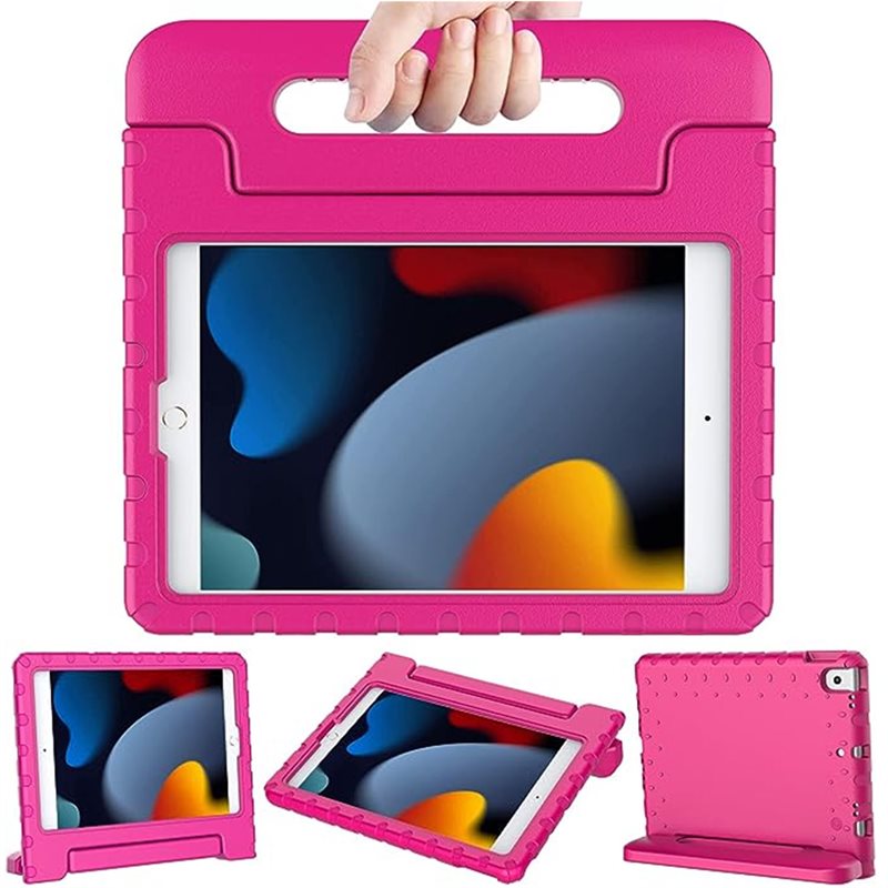 Stöttåligt EVA Skal Apple iPad 10.2 7th Gen (2019) Rosa - Perfekt för barn - Skyddande fodral