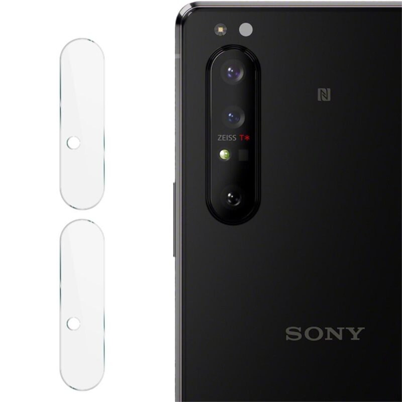 Imak 2-pack Härdat Glas Linsskydd Sony Xperia 1 II Genomskinlig - Kameraskydd
