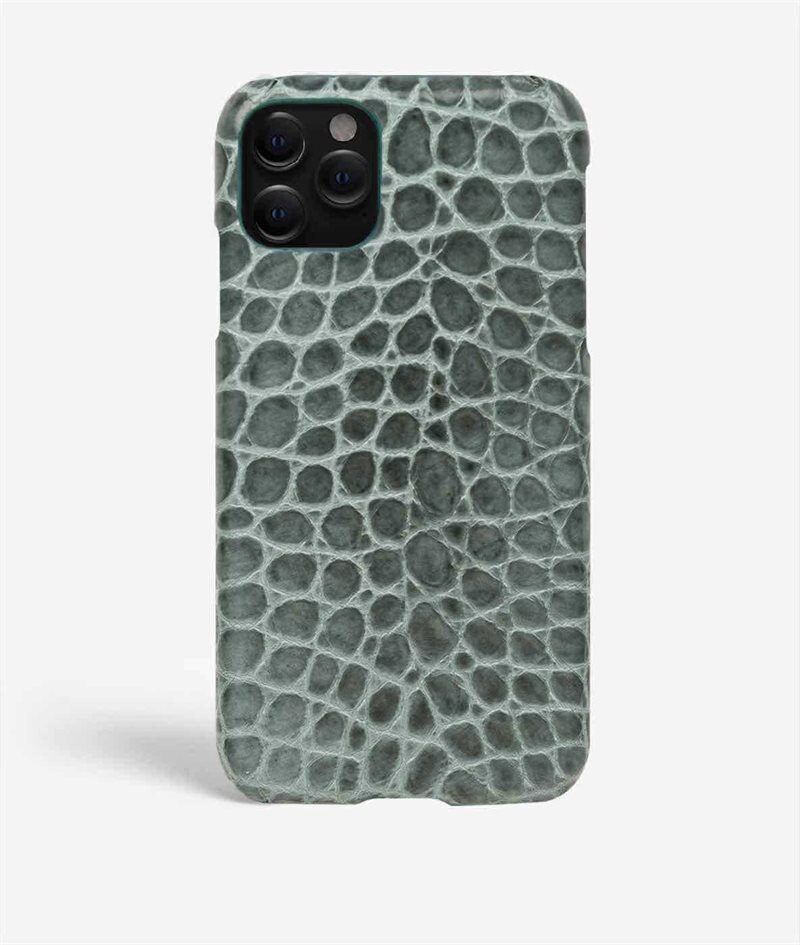 The Case Factory Skal iPhone 11 Pro Small Croco Teal
