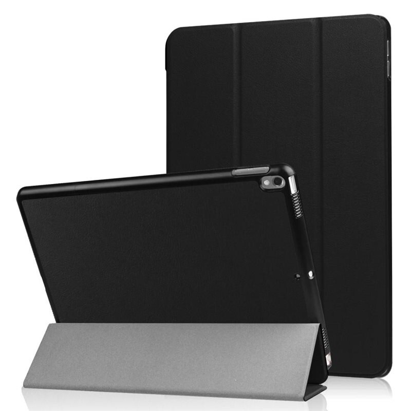 Fodral Tri-fold Apple iPad Air 10.5 3rd Gen (2019) Svart - Skyddande fodral med stödfunktion