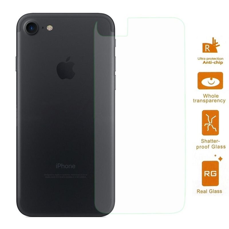 Härdat Glas 0.3mm Baksida iPhone SE (2020) - Skärmskydd för baksidan av telefonen