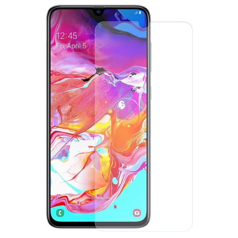 Samsung Galaxy A70 Skärmskydd Härdat Glas 0.3mm - Tunt skärmskydd i tåligt härdat glas