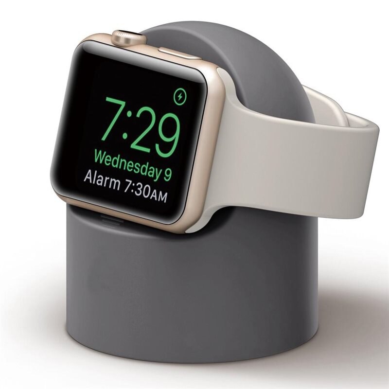 Laddningsställ Apple Watch grå - Praktiskt ställ