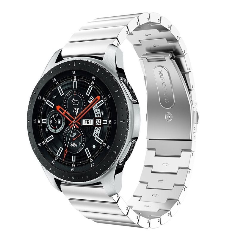 Länkarmband Samsung Galaxy Watch 46mm silver - Snyggt metallarmband