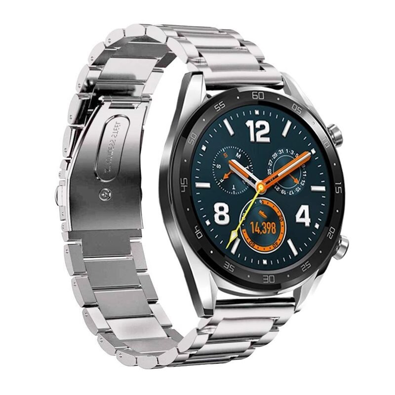 Metallarmband Huawei Watch GT 2 46mm/Watch GT 2e/Watch GT Silver - Armband i lyxig och stilren design