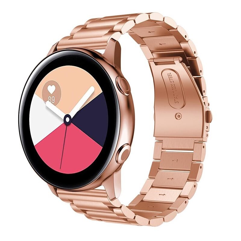 Metallarmband Samsung Galaxy Watch Active Roséguld - Armband i lyxig och stilren design