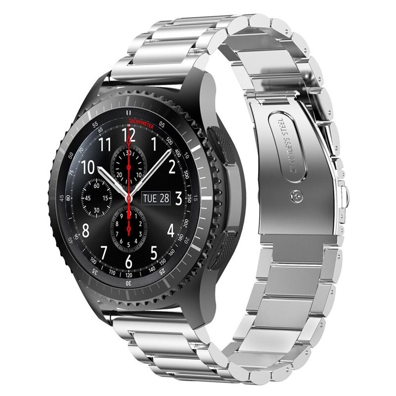 Metallarmband Samsung Gear S3 Frontier Silver - Armband i lyxig och stilren design