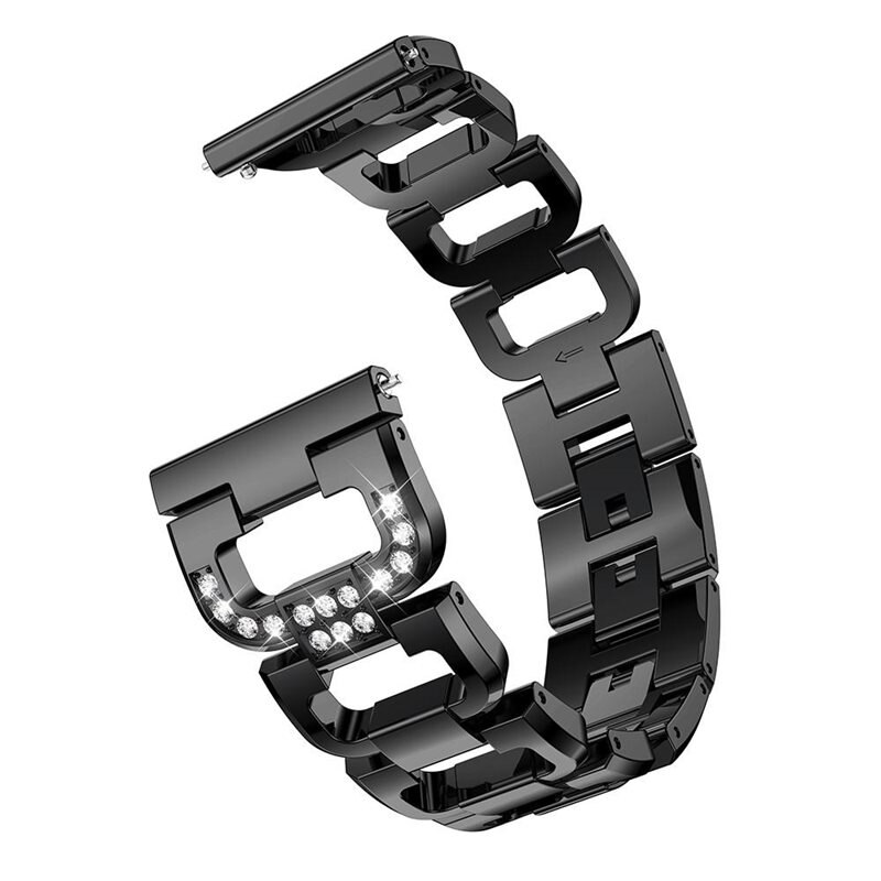 Rhinestone Bracelet Amazfit GTS 4 Mini svart - Snyggt armband med vackra stenar