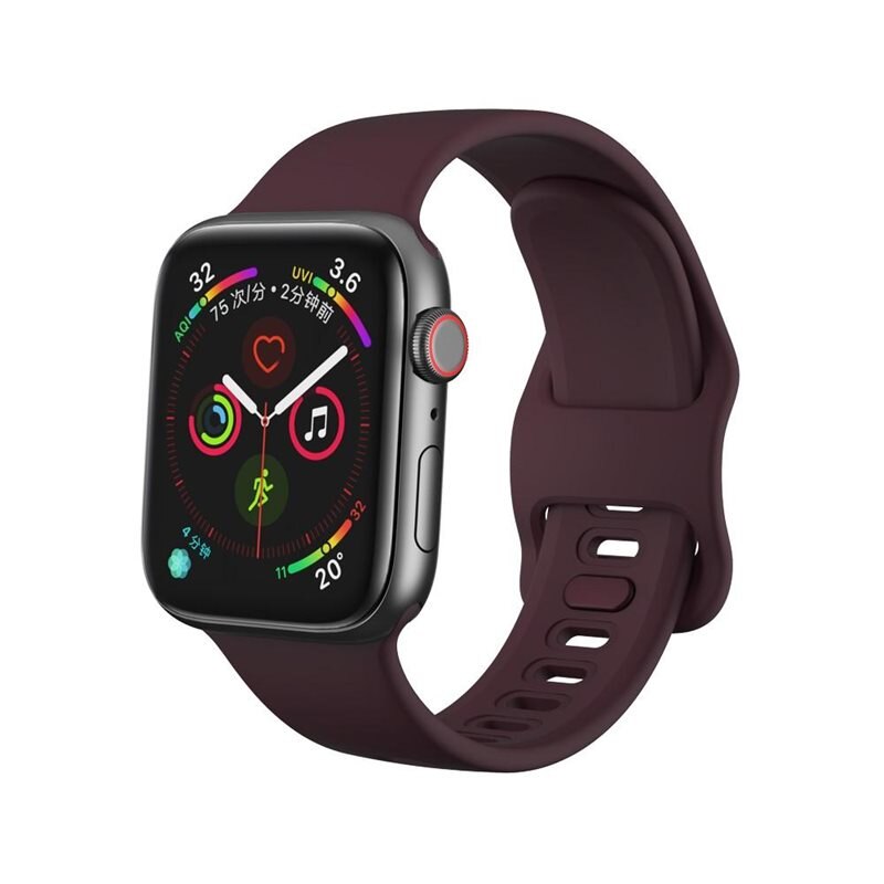 Silikonarmband Apple Watch Ultra 49mm 1st Gen Lila - Sportigt armband perfekt för träningen