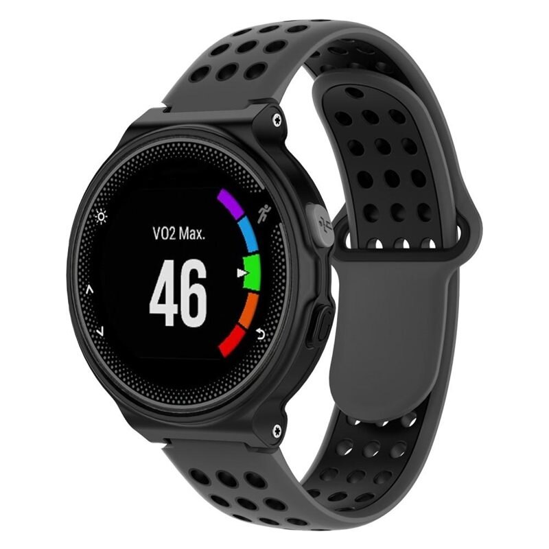 Silikonarmband Sport Garmin Forerunner 235/735XT grå - Perfekt armband för träningen