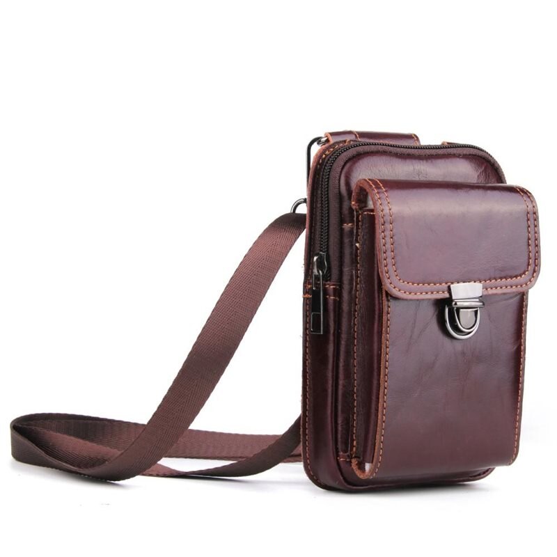 Vintage Mobilväska Universal brun - Plånboksfodral