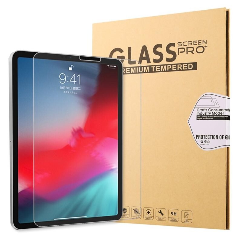 Härdat Glas 0.3mm Skärmskydd Apple iPad Pro 12.9 3rd Gen (2018) - Skydda skärmen från repor och slitage - Enkel montering