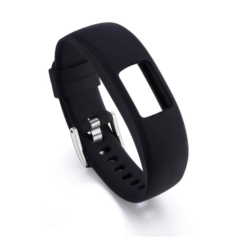Silikonarmband Garmin Vivofit 4 svart - Sportigt armband perfekt för träningen