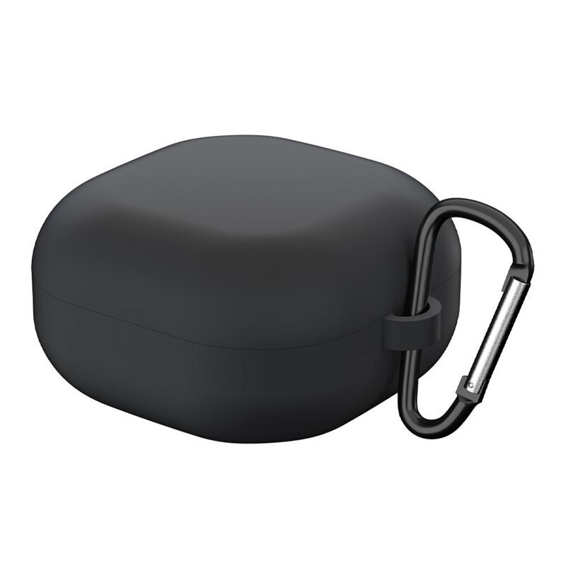 Silikonskal med karbinhake Galaxy Buds 2/2 Pro/Live/Pro svart - Skydda och håll koll på dina hörlurar