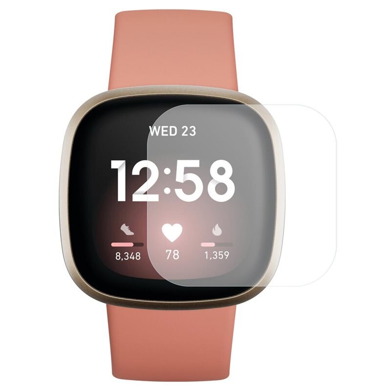Skärmskydd Fitbit Versa 4 - Skydda skärmen från repor och slitage - Enkel montering