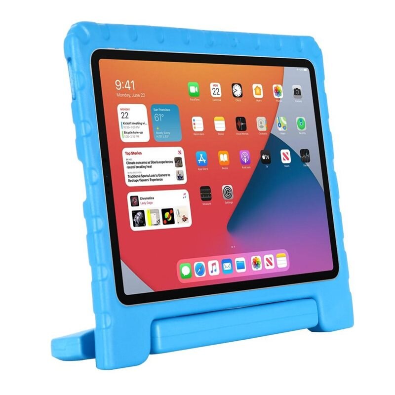 Stöttåligt EVA Skal Apple iPad Air 10.9 4th Gen (2020) Blå - Perfekt för barn - Skyddande fodral