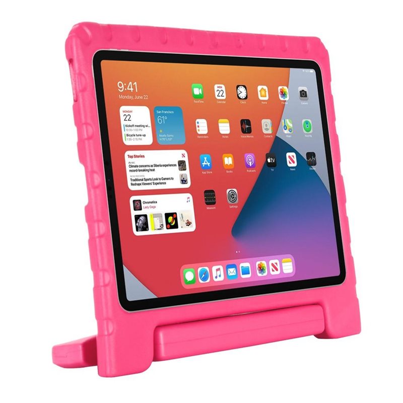 Stöttåligt EVA Skal Apple iPad Air 10.9 4th Gen (2020) Rosa - Perfekt för barn - Skyddande fodral