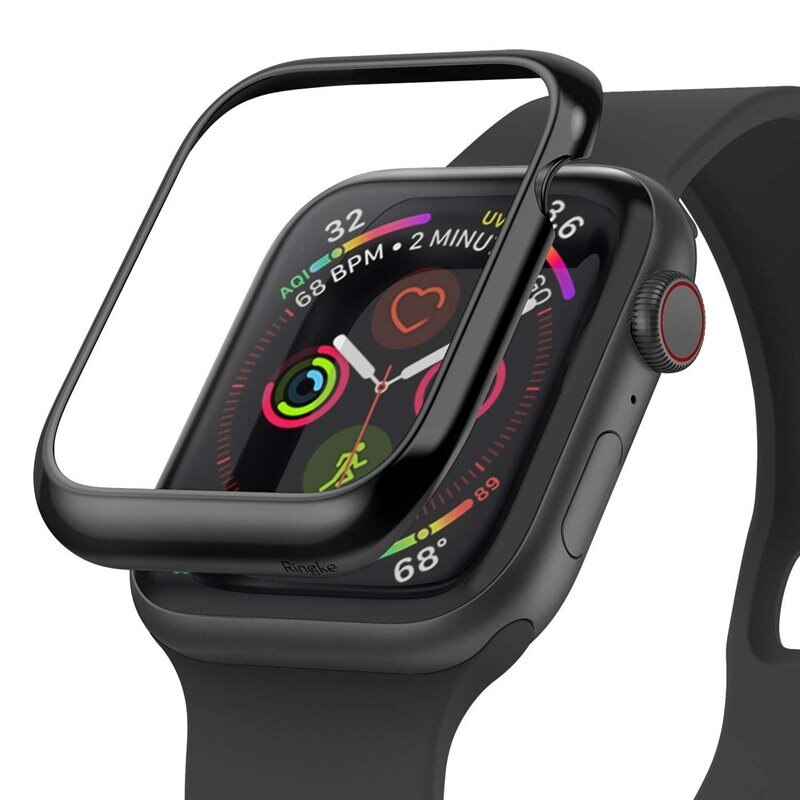 Ringke Bezel Styling skyddsram Apple Watch 40mm Glossy Svart - Styla din klocka med skyddande skal