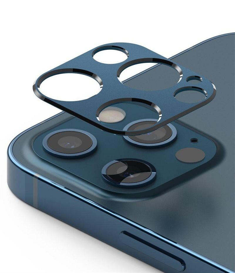 Ringke Kameraskydd iPhone 12 Pro Blå - Kameraskydd - Linsskydd