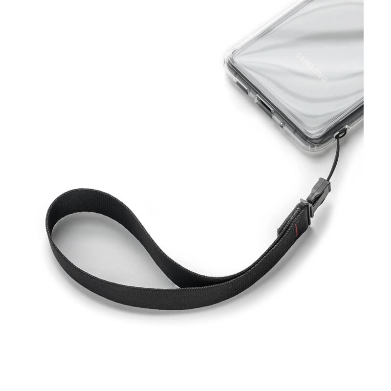 Ringke Hand Strap/Bärrem Svart - praktisk bärrem för mobilskal