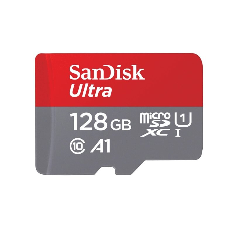 SanDisk 128GB microSDXC Class 10 UHS-I 140MB/s - Minneskort